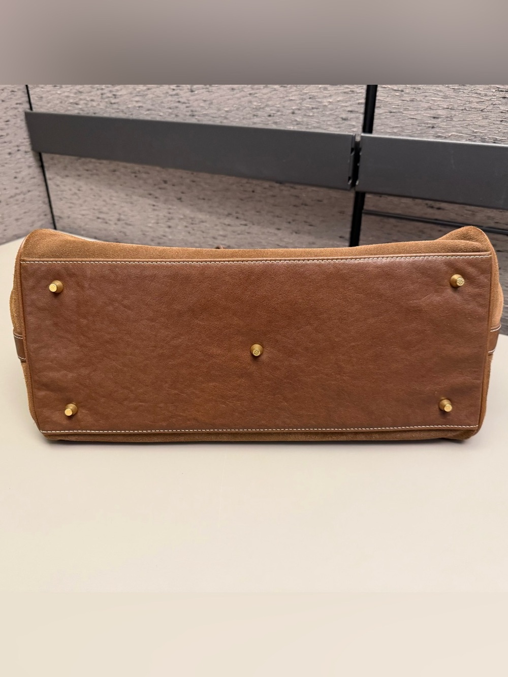 Songmont Medium Yore Duffle Bag - Sandal Suede 🧸♥️ - Picture 8 of 13